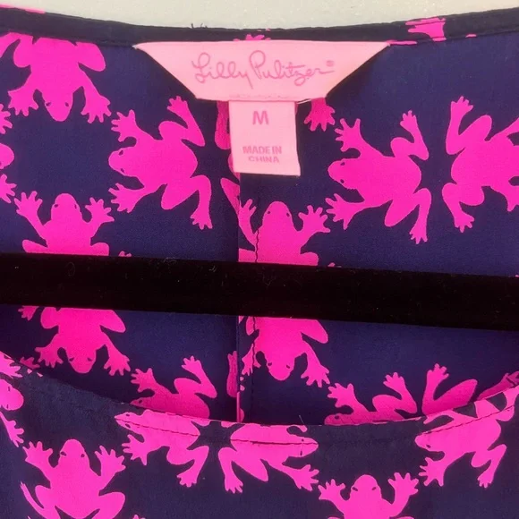 Lilly Pulitzer Guava Get Hoppy Blouse - Picture 3 of 4
